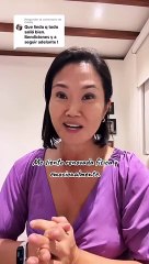 Keiko se siente renovada tras operación