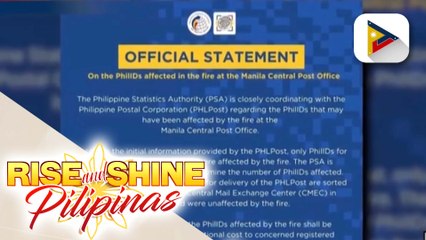 PhilPost: Tanging mail service ng Maynila lang ang naapektuhan at hindi ang nationwide mail service system