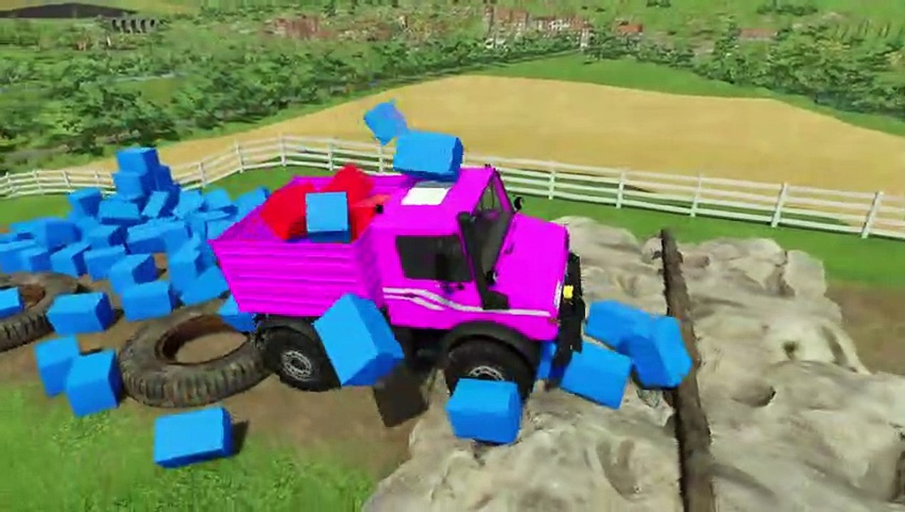 Farming Simulator 22 036 - COLORED MERCEDES BENZ DEATH RUN