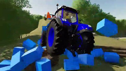 Farming Simulator 22 028 - COLORED FENDT TRACTORS DEATH RUN