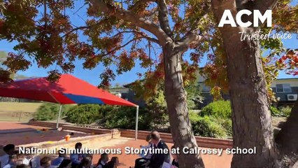 Calrossy students participate in National Simultaneous Reading
