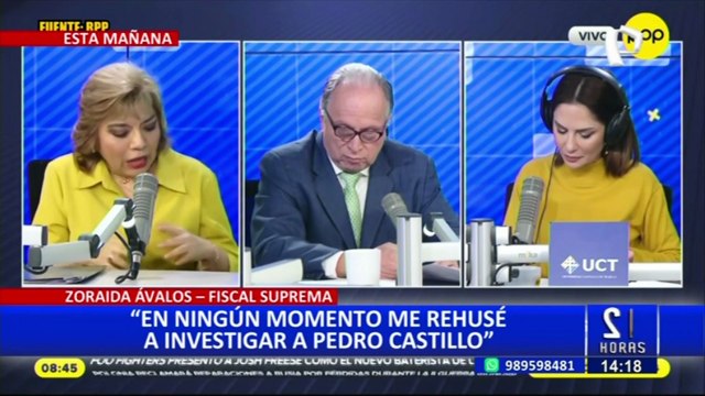 Zoraida Ávalos: En ningún momento me rehusé a investigar a Pedro Castillo