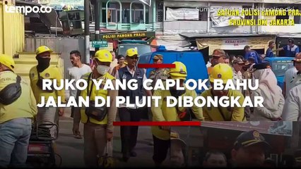 Karyawan dan Penyewa Ruko di Pluit Demo, Sempat Terjadi Kericuhan