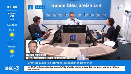 Journées européennes de la mer à Brest avec l'eurodéputé Pierre Karleskind