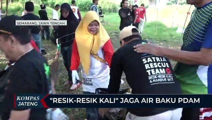 Resik-resik Kali Jaga Air Baku PDAM