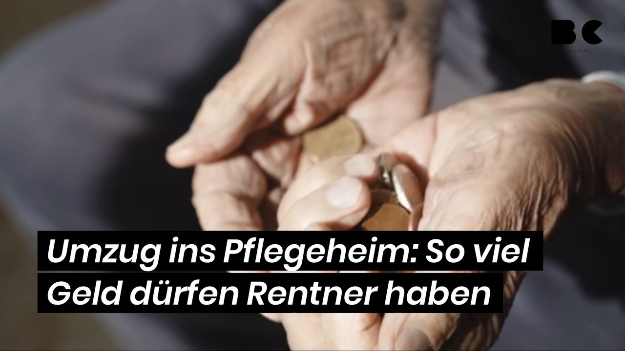 Umzug ins Pflegeheim: So viel Geld dürfen Rentner haben
