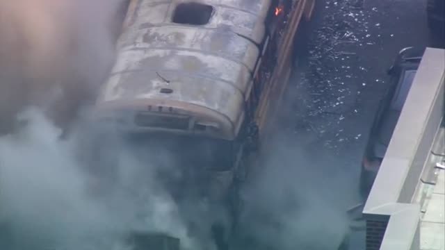Se incendia un autobús escolar en el que viajaban 6 niños en Nueva York