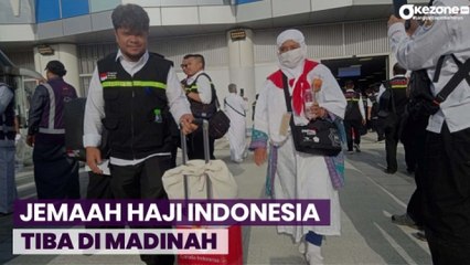 Jemaah Haji Indonesia Gelombang Pertama Mendarat di Madinah