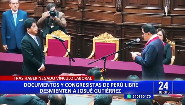 Josué Gutiérrez: defensor del Pueblo sí fue asesor de la bancada de Perú Libre