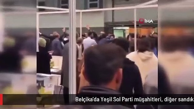 Belçika'da Yeşil Sol Parti müşahitleri, diğer sandık müşahitlerine saldırdı