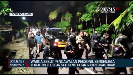 Warga Sebut  Pengawalan Personil Bersenjata Terlalu Berlebihan Saat Penyegelan Gudang Batu Hitam