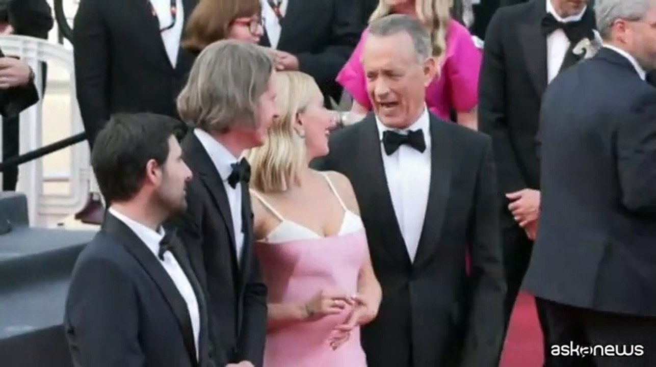 Scarlett Johansson e Tom Hanks a Cannes per "Asteroid City" di Wes Anderson