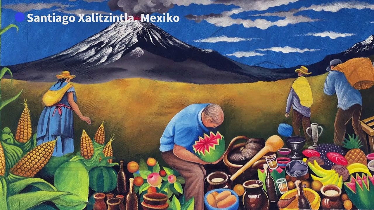 Vulkan Popocatépetl in Mexiko spuckt Lava