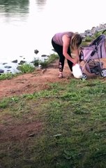 Une femme relâche son canard de compagnie dans un lac et découvre que ce n'était pas une bonne idée