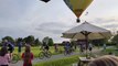 Hot air balloon stops play for Chiddingfold under-tens and Blackheath under-tens
