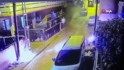 Alacaklısının evine ses bombası attı!