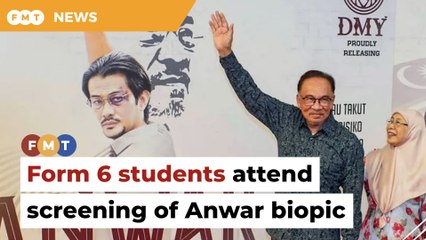 Screening of Anwar biopic held for Form 6 students in Putrajaya