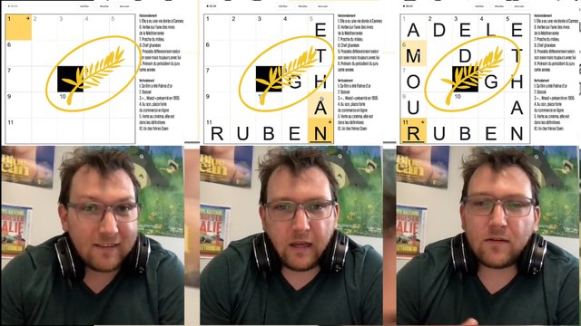 Le Festival de Cannes est dans nos mots croisés