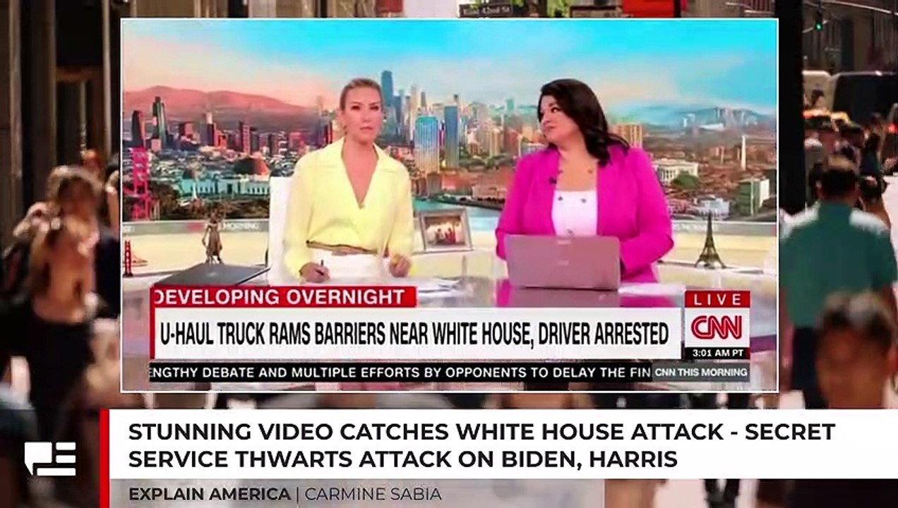 Stunning Video Catches White House Attack - Secret Service Thwarts Attack On Biden, Harris