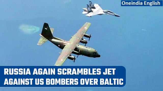Russia scrambles fighter jet against two US bombers over Baltic sea | Oneindia News