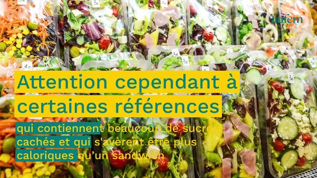 Ces salades composées de supermarché contiennent beaucoup de sucres cachés