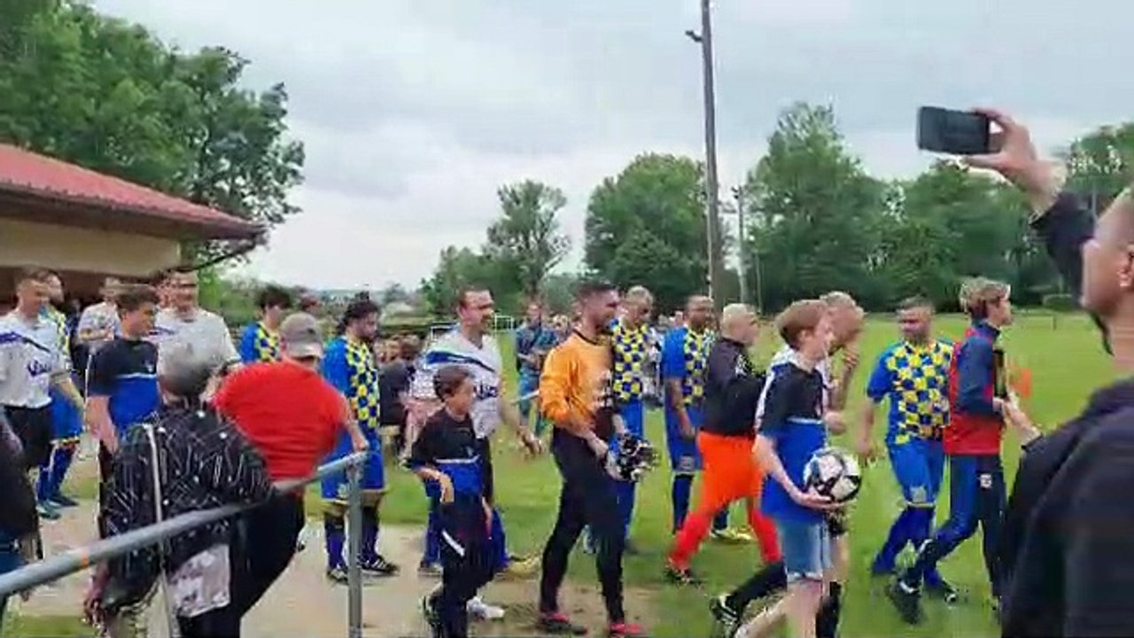 L'entée JSVG A - Sanvignes, le 21/05