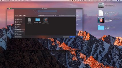 How to SCREEN RECORD Using Quick Time Player on a Mac | New