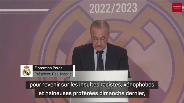 Florentino Perez : Le Real Madrid ne tolérera plus aucun incident