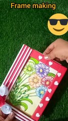 Frame making with cardboard|cardboard craft