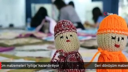 Geri dönüşüm malzemeleri 'iyiliğe' kazandırılıyor