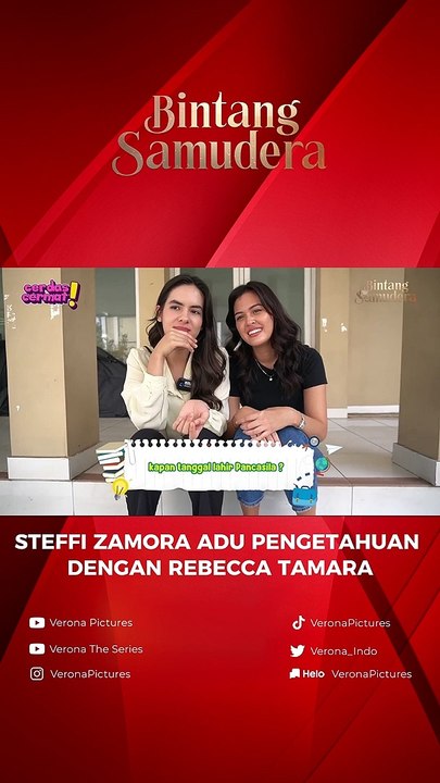 STEFFI ZAMORA ADU PENGETAHUAN SAMA REBECCA TAMARA!