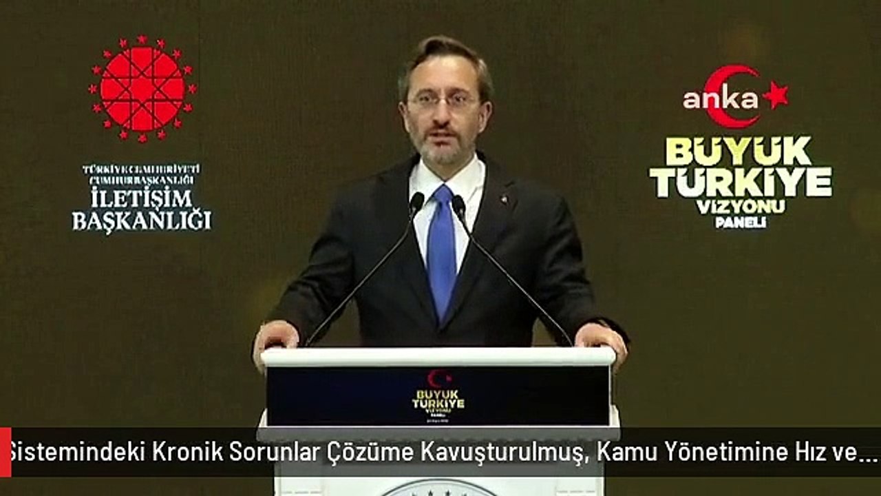 Fahrettin Altun: "Cumhurbaşkanlığı Hükümet Sistemi ile Türkiye'nin İdari Sistemindeki Kronik Sorunlar Çözüme Kavuşturulmuş, Kamu Yönetimine Hız ve...