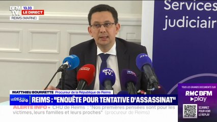 Infirmière tuée au CHU de Reims: le suspect "a été placé en garde à vue pour des faits de tentative d'assassinat", indique le procureur