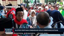 Kloter Pertama Jemaah Calon Haji Embarkasi Solo Diberangkatkan