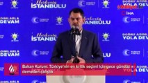 Bakan Kurum: Türkiye'nin en kritik seçimi için gece gündüz demeden çalıştık