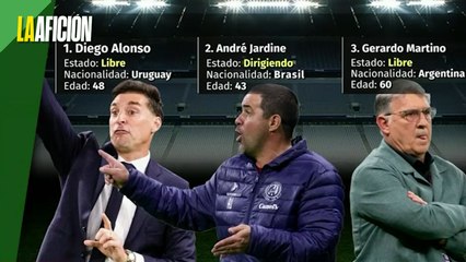 América anuncia sus 3 candidatos para Director Técnico: Jardine, Alonso y Martino ⚽