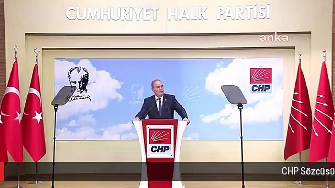 CHP Sözcüsü Öztrak: "Protokolde Yer Alan ve Benim Az Önce Açıkladığım Hususlar Dışındaki Haber ve Yorumlar Dezenformasyon ve Yalandır"