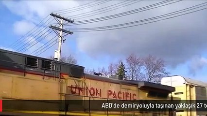 ABD'de demiryoluyla taşınan yaklaşık 27 ton patlayıcı kimyasal kayboldu