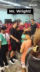 Former Phoenix star Matthew Wright shows up at Ynares Pasig before the Fuel Masters' PBA On Tour matchup vs SMB