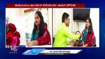 SP Daughter Uma Harathi Got All India 3rd Rank In Civils  _ F2F with Uma Harathi  _ V6 News