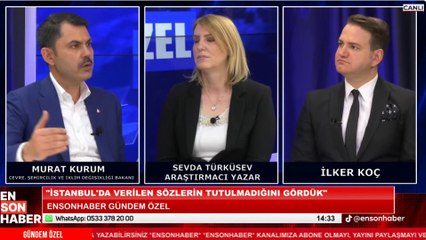 Murat Kurum: İstanbul'da verilen sözlerin tutulmadığını gördük
