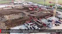 Diyarbakır'da TOKİ konutlarında hummalı çalışma gece gündüz devam ediyor