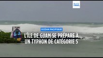 Les USA se préparent à l’arrivée du typhon Mawar sur l’île de Guam, des rafales jusqu’à 280 km/h