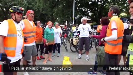 Pedallar atıksız bir dünya için çevrildi