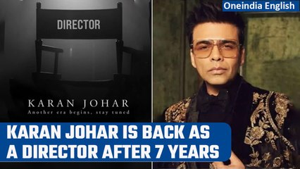 Karan Johar completes 25 years as a filmmaker and is back at the director's chair | Oneindia News