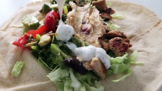 Healthy Chicken Wraps  Healthy and Easy Mediterranean Dinner Recipe