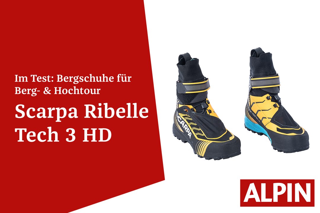 Test Bergschuh Scarpa Ribelle Tech 3 HD | ALPIN - Das Bergmagazin