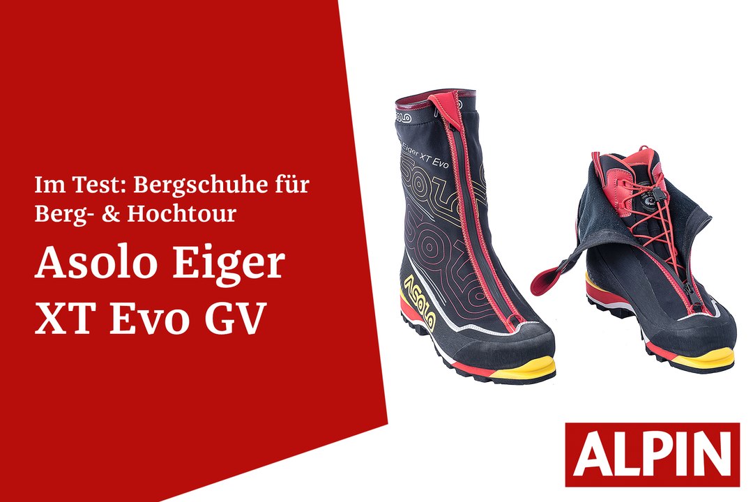 Test Bergschuh Asolo Eiger XT Evo GV | ALPIN - Das Bergmagazin