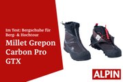 Test Bergschuh Millet Grepon Carbon Pro GTX | ALPIN - Das Bergmagazin