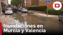 Murcia y la Comunidad Valenciana pasan de la sequía a las inundaciones en cuestión de días